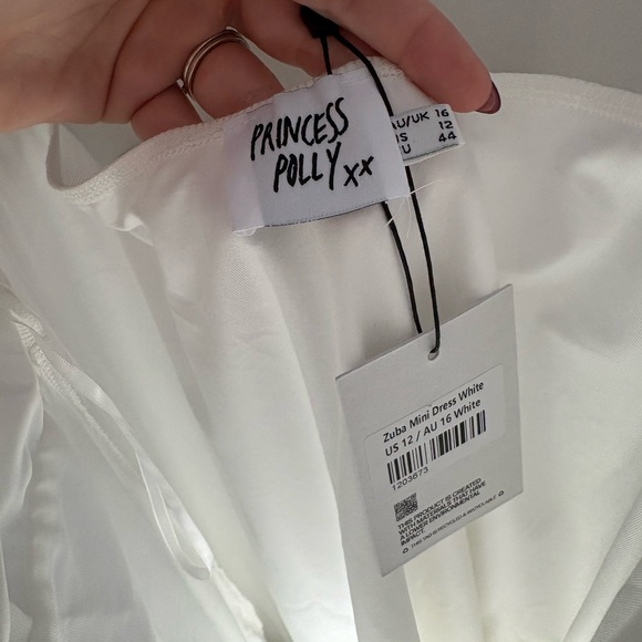Princess Poly Zuba Mini Dress White NWT - Picture 4 of 5